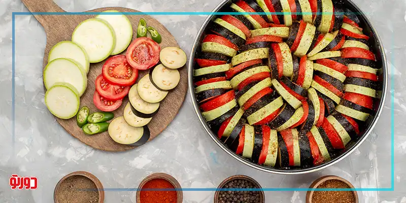 بادمجان در غذاهای بین‌المللی